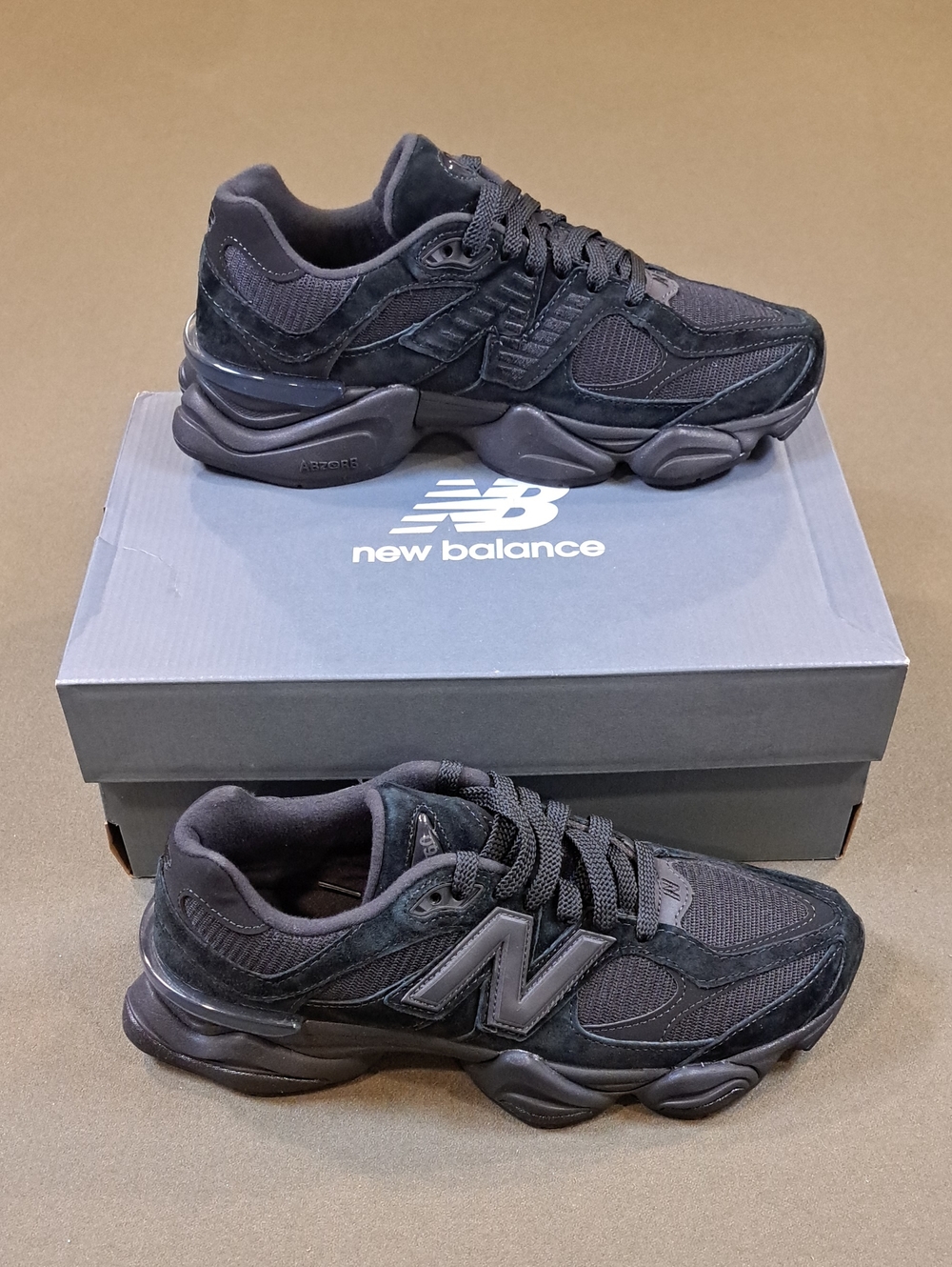 New Balance 9060 Sneakers - Color: Black/Black - Size: Unisex - M 9.5, W 11 D - Picture 2 of 10